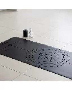 Коврик для йоги — Movement Art Grey, с уроками Культура Движения